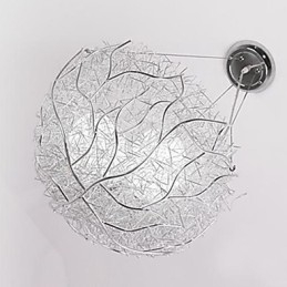 Designer Touch Decorative Modern Contemporary Silver Metal Pendant Light