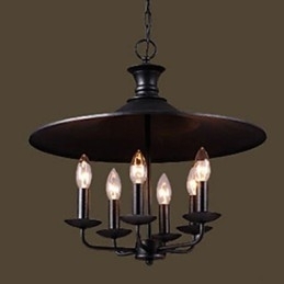 Designer Touch Decorative American Rural Nordic Art Candle Chandelier