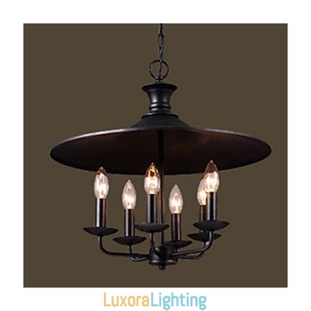 Designer Touch Decorative American Rural Nordic Art Candle Chandelier