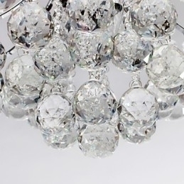 Designer Touch Decorative Chandelier Modern Crystal 3 Lights