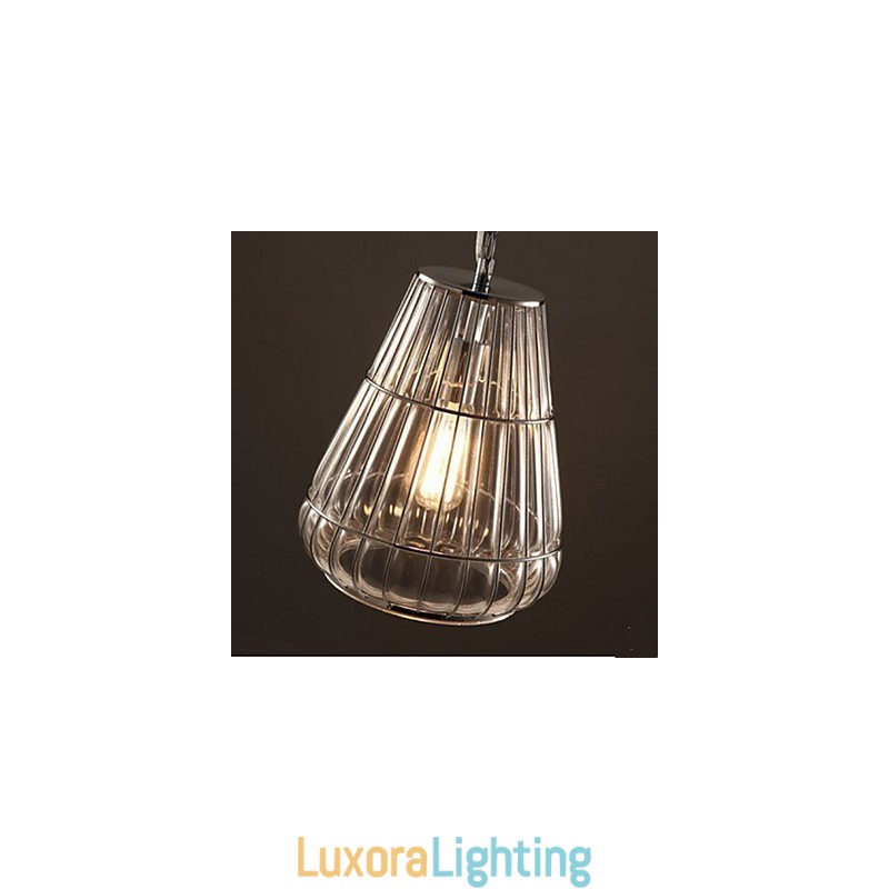 Designer Touch Decorative American Style Glass Pendant lamp Industrial Wind Cafe