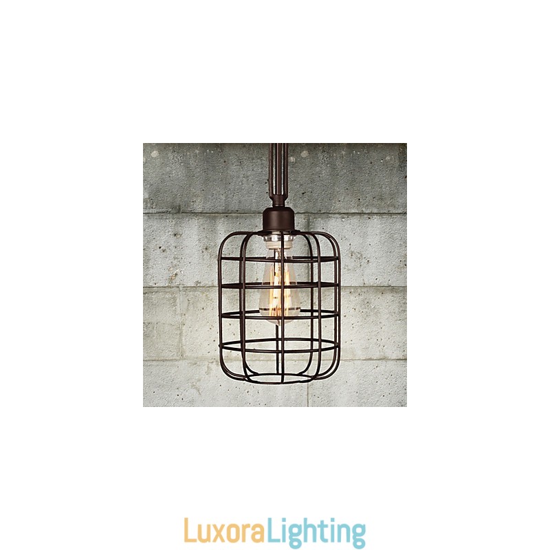 Designer Touch Decorative Retro Mini Style Painting Metal Pendant Light
