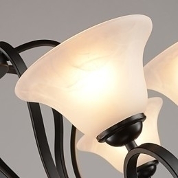 Designer Touch Decorative 3 Lights Retro Chandelier Country Metal