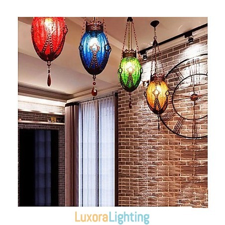 Designer Touch Decorative Coffee Deck One Retro Single Chandelier Pastoral Industrial