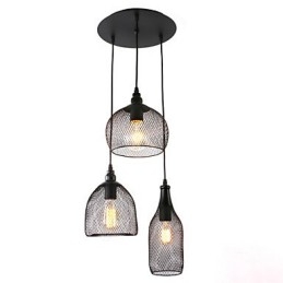 Designer Touch Decorative Pendant Lights Mini Style Rustic Lodge Retro Country Garage Metal