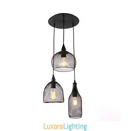 Designer Touch Decorative Pendant Lights Mini Style Rustic Lodge Retro Country Garage Metal