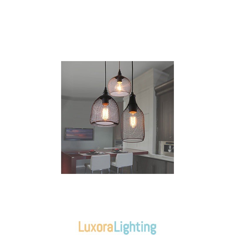 Designer Touch Decorative Pendant Lights Mini Style Rustic Lodge Retro Country Garage Metal