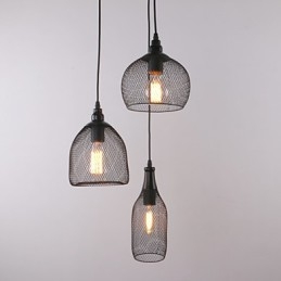 Designer Touch Decorative Pendant Lights Mini Style Rustic Lodge Retro Country Garage Metal