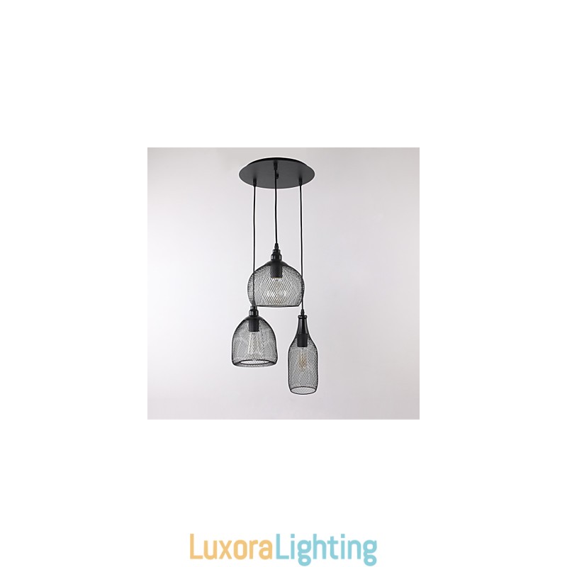 Designer Touch Decorative Pendant Lights Mini Style Rustic Lodge Retro Country Garage Metal