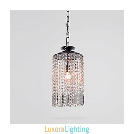 Designer Touch Decorative Modern Contemporary Crystal Metal Pendant Light