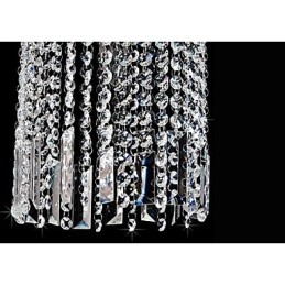 Designer Touch Decorative Modern Contemporary Crystal Metal Pendant Light