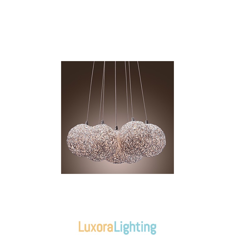 Designer Touch Decorative Comtemporary Aluminum Pendant Light with 7 Lights