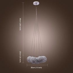 Designer Touch Decorative Comtemporary Aluminum Pendant Light with 7 Lights