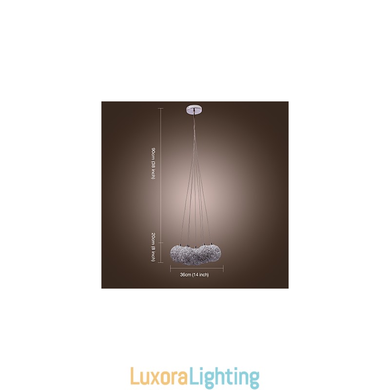 Designer Touch Decorative Comtemporary Aluminum Pendant Light with 7 Lights
