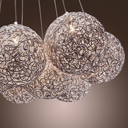 Designer Touch Decorative Comtemporary Aluminum Pendant Light with 7 Lights