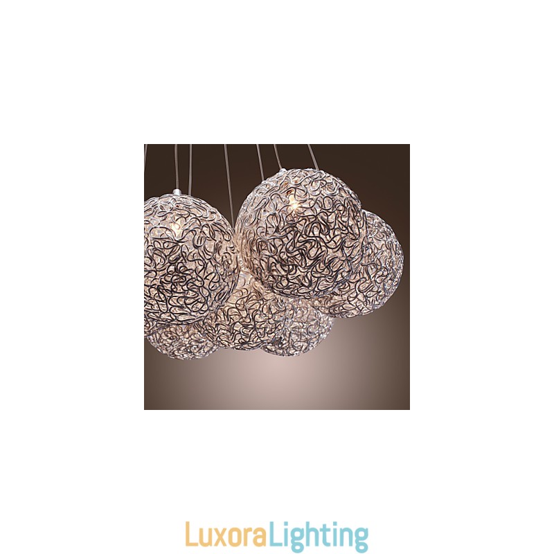 Designer Touch Decorative Comtemporary Aluminum Pendant Light with 7 Lights