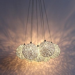 Designer Touch Decorative Comtemporary Aluminum Pendant Light with 7 Lights