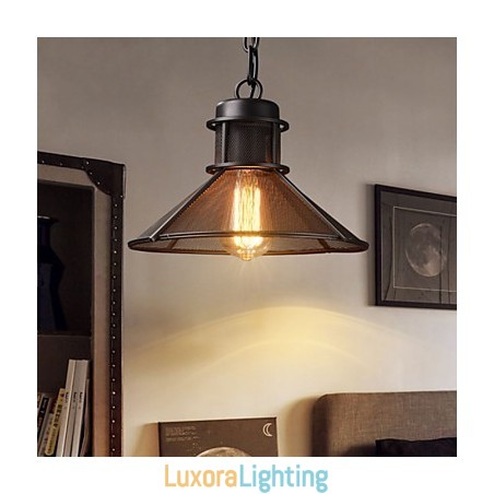 Designer Touch Decorative Pendant Lights Mini Style Retro Garage Metal