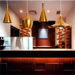 Designer Touch Decorative Americange Gold 3 Head Aluminum Table Pendant