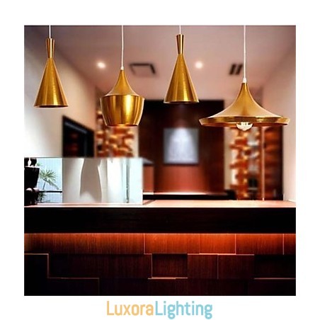 Designer Touch Decorative Americange Gold 3 Head Aluminum Table Pendant