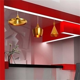 Designer Touch Decorative Americange Gold 3 Head Aluminum Table Pendant