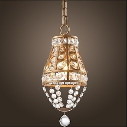 Designer Touch Decorative American Country Crystal Chandelier Retro porch Art Chandelier
