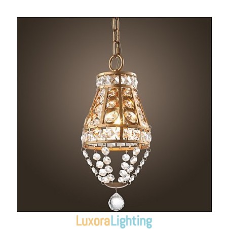 Designer Touch Decorative American Country Crystal Chandelier Retro porch Art Chandelier