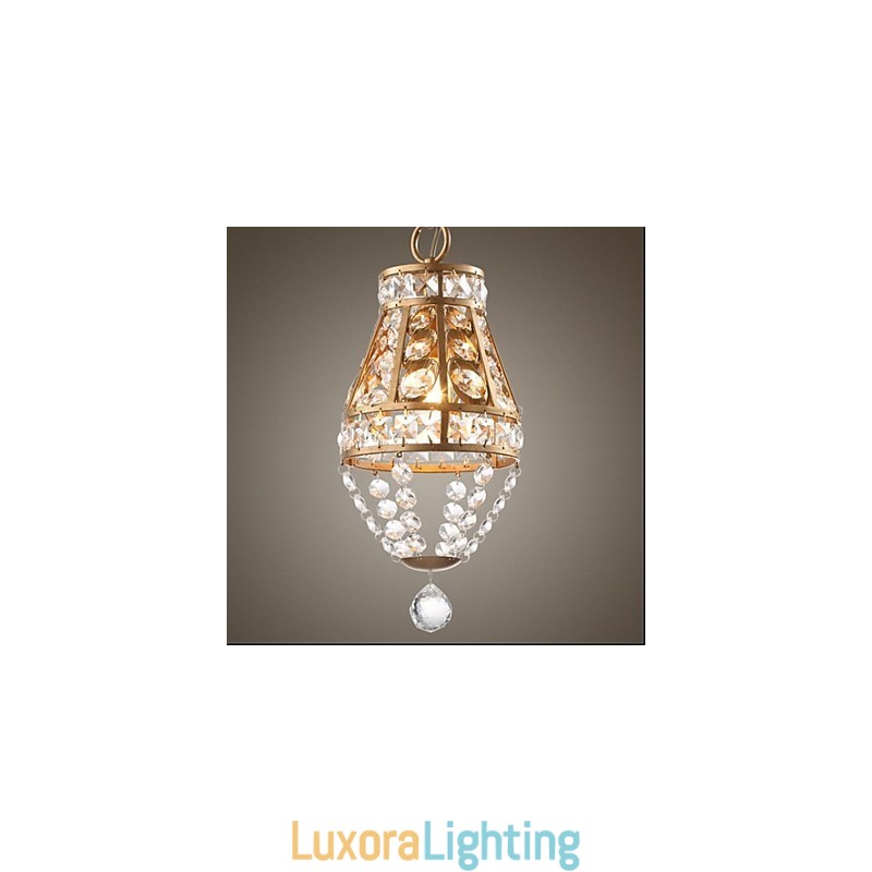 Designer Touch Decorative American Country Crystal Chandelier Retro porch Art Chandelier