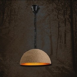 Designer Touch Decorative Vintage Wrought Iron Chandelier A Creative Industrial Hemp