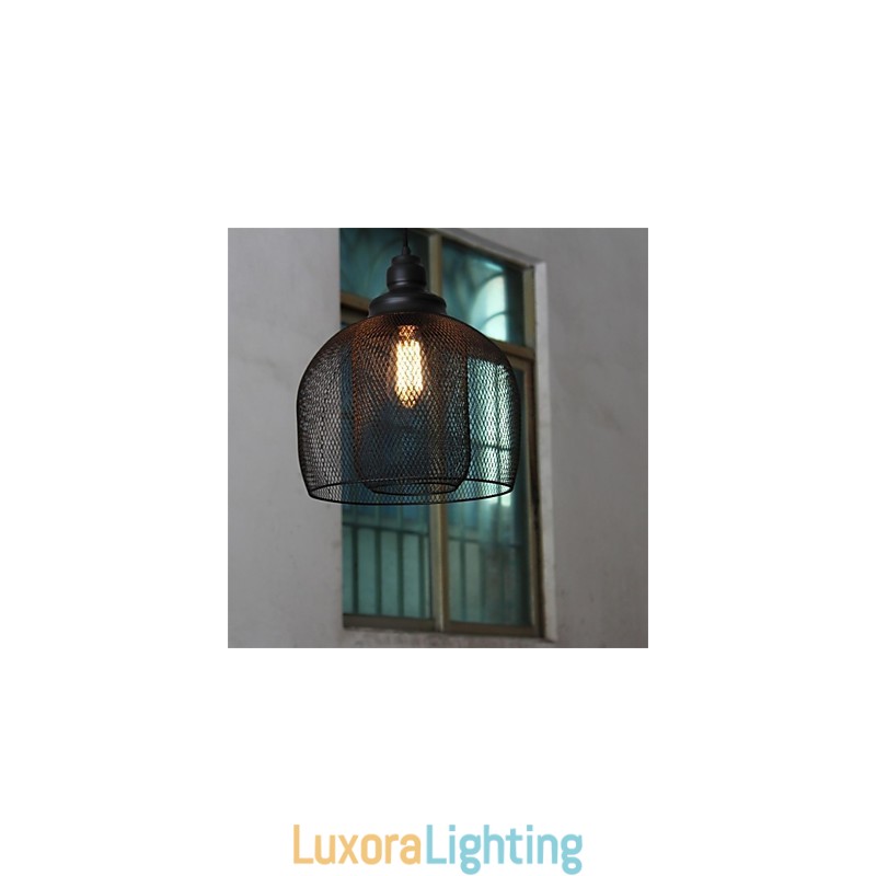 Designer Touch Decorative American Retro Birdcage Shape Iron Art Chandelier