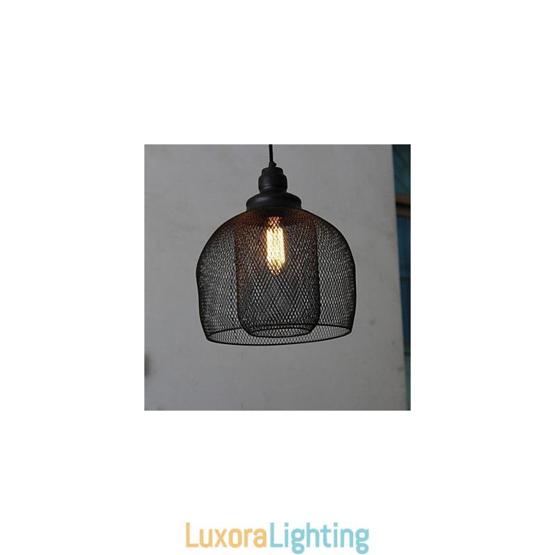 Designer Touch Decorative American Retro Birdcage Shape Iron Art Chandelier