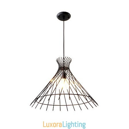 Designer Touch Decorative Chandelier Pendant Light Mini Style Rustic Lodge Retro Garage Metal