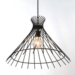 Designer Touch Decorative Chandelier Pendant Light Mini Style Rustic Lodge Retro Garage Metal