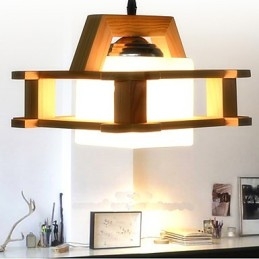 Designer Touch Decorative Solid Wood Lamp