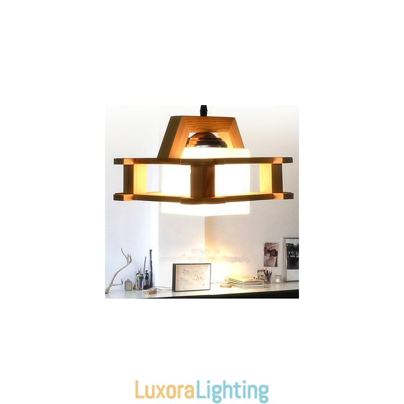 Designer Touch Decorative Solid Wood Lamp