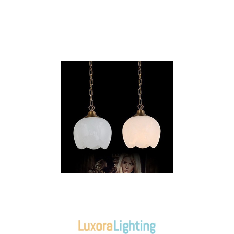 Designer Touch Decorative The Spanish Marble Copper Single Chandelier lighting