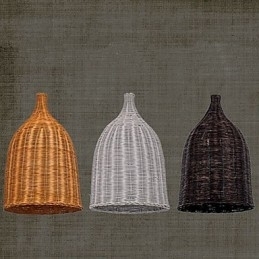 Designer Touch Decorative Rattan Chandelier Chandelier Chandelier Creative Retro Rattan lamp