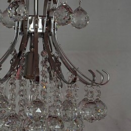 Designer Touch Decorative Modern Contemporary Crystal Mini Style Electroplated Chandelier Pendant Light