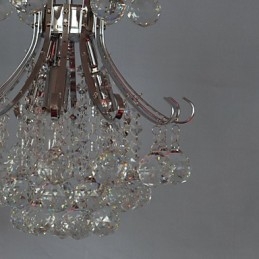 Designer Touch Decorative Modern Contemporary Crystal Mini Style Electroplated Chandelier Pendant Light