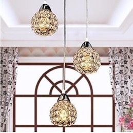 Designer Touch Decorative K9 Crystal Small Meals Chandelier
