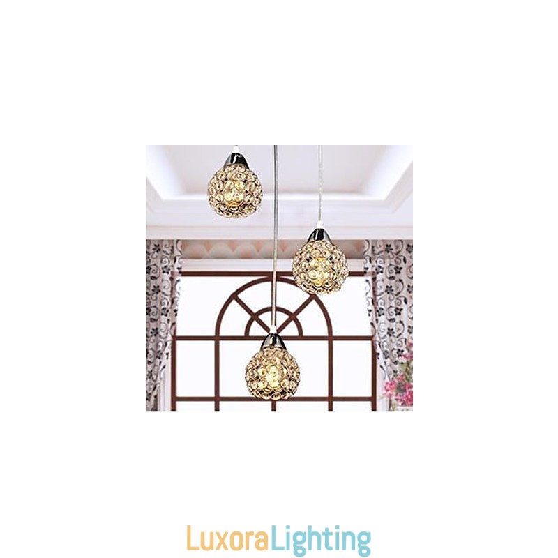 Designer Touch Decorative K9 Crystal Small Meals Chandelier
