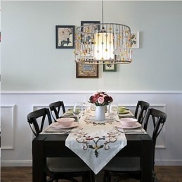 Designer Touch Decorative The Single Head Of The Lamp Is a Cylindrical Beads.