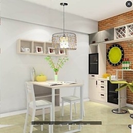 Designer Touch Decorative The Single Head Of The Lamp Is a Cylindrical Beads.