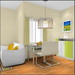 Designer Touch Decorative The Single Head Of The Lamp Is a Cylindrical Beads.