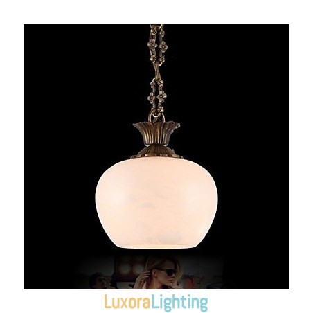 Designer Touch Decorative The Spanish Marble Copper Single Chandelier lighting