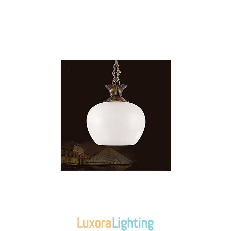 Designer Touch Decorative The Spanish Marble Copper Single Chandelier lighting