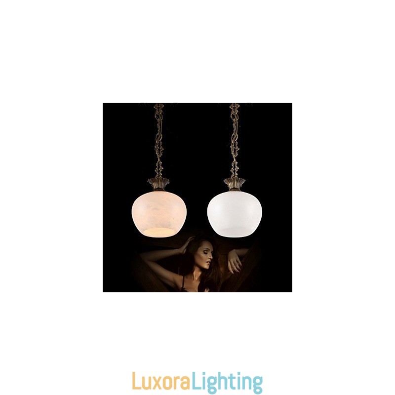 Designer Touch Decorative The Spanish Marble Copper Single Chandelier lighting