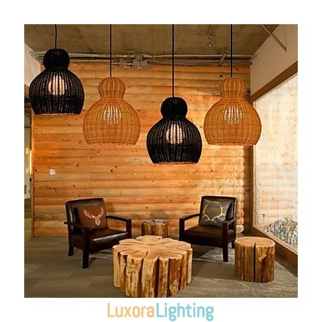 Designer Touch Decorative Hyacinth Rattan Chandelier