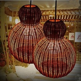 Designer Touch Decorative Hyacinth Rattan Chandelier