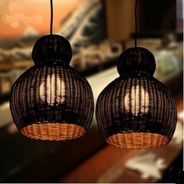 Designer Touch Decorative Hyacinth Rattan Chandelier